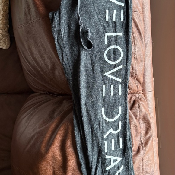 Live love dream Other - Aeropostale Black sweats with White Text